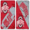 Northwest Licensed NCAA Double Blanket Bundle, Two Top Selling Throw Blankets for All Occasions (Michigan Wolverines, Painted Fleece/Heritage Sherpa) view 1