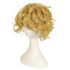 HUNIGIR Blonde Wig for Men Short Fluffy Blonde Wig Curly Male Heat Resistant Synthetic Hair for Cosplay Costume Halloween view 4