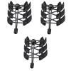 3 Pairs No Tie Shoe Laces for Kids Adults Elastic Shoe Laces with Lock Device for Sneakers (Black 3pairs) view 1