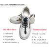 3 Pairs No Tie Shoe Laces for Kids Adults Elastic Shoe Laces with Lock Device for Sneakers (Black 3pairs) view 4