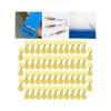 Amagogo 50Pieces/Set Fishing Propeller Blade Lures Making Thicken Fly Fishing DIY Durable Stainelss Steel Propeller Blade for Fresh Water Water, Style A S view 4