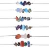 12 Constellation Zodiac Sign Choker Necklace Raw Crystal Natural Stone Healing Chakra Gemstone Horoscope Astrology Jewelry for Women Birthday Gift-Sagittarius view 2