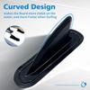 2 Pack Kayak Tracking Fin Skeg PVC Center Fin Surfing Watershed Board Fin for Kayak Canoe Boat Dinghy and for Long Board Surfboard Paddle Board view 2