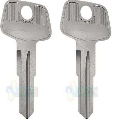 Pair of Replacement Keys for Yakima SKS Ski, Roof, Cargo Box, Carrier Racks and Crossbars with Code Series A131-A155 Cut to Your Code. (A142)