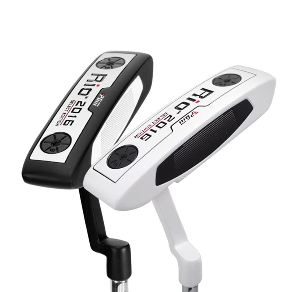 Blade Putters for Golf Men Women - Ultralight Stainless Steel Putter with Training Aid Right Handed Practice Golf Club (White)