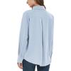 YAMANMAN Women's Button Down Shirt Classic Long Sleeve Collared Tops Work Office Chiffon Blouse view 4
