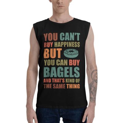 T-Shirts for Men Graphic Funny You Can't Buy Happiness But You Can Buy A Skateboard Sleeveless T-Shirt Funny Shirts for Men (Color : Colour, Size : Small)