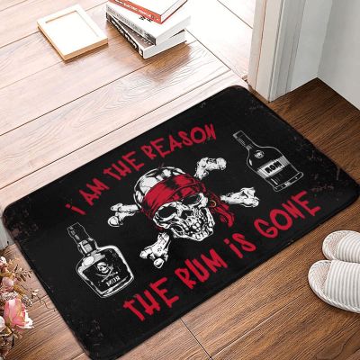 Dsoluuing Out Door Mat Outdoor I Am The Reason The Rum is Gone Doormat Outdoor Layering Rugs Front Door Shoe Mat (Size : 40X60CM)