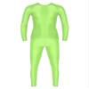 Sxiwei Men's Sports Running Set Compression Shirt Pants Skin-Tight Long Sleeves Tracksuit Gym Yoga Suits Fluorescent Green Medium view 3