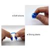 Zooshine 12 PCS Waterproof Swimming Nose Clip Silica Gel Swim Nose Plug for Kids and Adults with Bright Color view 2