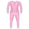 Sxiwei Men's Sports Running Set Compression Shirt Pants Skin-Tight Long Sleeves Tracksuit Gym Yoga Suits Pink Medium view 3