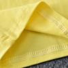 Girls Summer T Shirt Small Fresh Lace Short Sleeve Lapel Short Sleeve Solid Color for 0 to 6 Years (Yellow, 3-4 Years) view 4