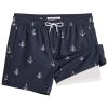maamgic 5inch Mens Swim Trunks with Compression Liner 2-in-1 Swimming Shorts Stretch Quick Dry with Zipper Pockets view 1