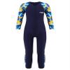 Loloda Kid One Piece Rash Guard Swimsuit Jumpsuit Bathing Suits Boy Water Sport Long Sleeve Swimsuit UPF 50+ Navy Blue 7-8 Years view 1