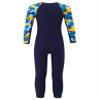 Loloda Kid One Piece Rash Guard Swimsuit Jumpsuit Bathing Suits Boy Water Sport Long Sleeve Swimsuit UPF 50+ Navy Blue 7-8 Years view 2