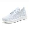 GOSPT Mesh Walking Shoes for Women Lightweight Lace Up Athletic Running Sneakers White 7.5 view 1