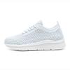 GOSPT Mesh Walking Shoes for Women Lightweight Lace Up Athletic Running Sneakers White 7.5 view 2