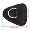 yyangz 4PCS Stainless Steel D-Ring Circular Patch with Triangular Base for Inflatable Boat Kayak Dinghy SUP, PVC Patch Stand-Up Paddleboard Canoe Rafting Accessories view 2
