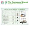 10L0L Golf Cart Repair Bushing Kits - Golf Cart Front Rear End Repair Bushing Kits for Club Car DS 1993 Up - Front Suspension Upper/Lower Rear Kit with Leaf Spring Bushings Sleeve Kit view 2