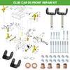 10L0L Golf Cart Repair Bushing Kits - Golf Cart Front Rear End Repair Bushing Kits for Club Car DS 1993 Up - Front Suspension Upper/Lower Rear Kit with Leaf Spring Bushings Sleeve Kit view 4