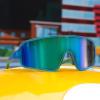 MAXJULI Youth Kids Polarized Sunglasses for Boys and Girls,Windproof Outdoor Baseball Sports Cycling UV400 Protection Sun Glasses 7705(Blue/Green) view 4