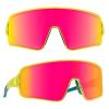 MAXJULI Youth Kids Polarized Sunglasses for Boys and Girls,Windproof Outdoor Baseball Sports Cycling UV400 Protection Sun Glasses 7705(Yellow/Rose Pink) view 1
