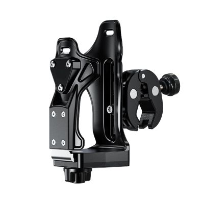 JINKEY Upgraded Motorcycle Cup HolderBike Water Bottle Holder with Adjustable Mounting Bracket 360Rotation Anti-Theft Expandable Bike Cup Holder for Bike ATV Scooter Stroller Wheelchair Golf Cart