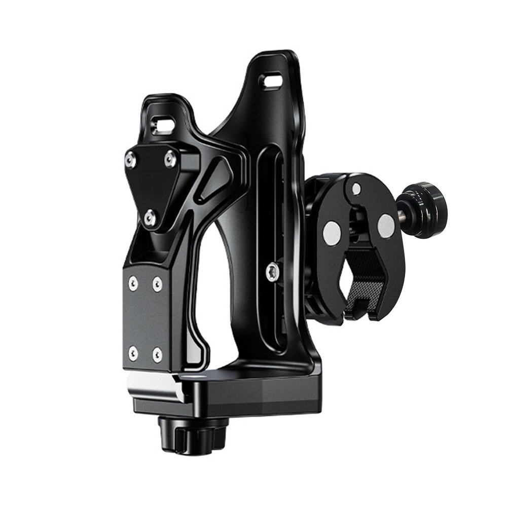JINKEY Upgraded Motorcycle Cup HolderBike Water Bottle Holder with Adjustable Mounting Bracket 360Rotation Anti-Theft Expandable Bike Cup Holder for Bike ATV Scooter Stroller Wheelchair Golf Cart