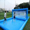 33ft Inflatable Volleyball Court with Air Pump - Commercial Grade Outdoor Volleyball Net for Pool/Beach Volleyball, 33x16.5x7ft view 1