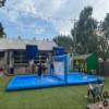 33ft Inflatable Volleyball Court with Air Pump - Commercial Grade Outdoor Volleyball Net for Pool/Beach Volleyball, 33x16.5x7ft view 2