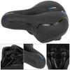 1PCS bikes Seat Cushion , 9 . 45x7 . 87in Mountain bikes Seat , High Density and Good Elastic bikes Saddle , Large Ass bikes Seat Cushion , bikes Saddle for Exercise and Road Bicycle(black blue) view 4