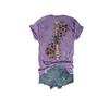 Mental Health Shirts Grow Through It Spine Sweatshirt Grow Through It Shirt Vintage Casual Tops Women Gift Tee Tops V-Neck Loose Shirt Plus Size 4XL Purple view 3