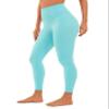 CRZ YOGA Naked Feeling Workout Leggings 25'' - High Waist Yoga Training Tight Womens Pants Turquoise Large view 1