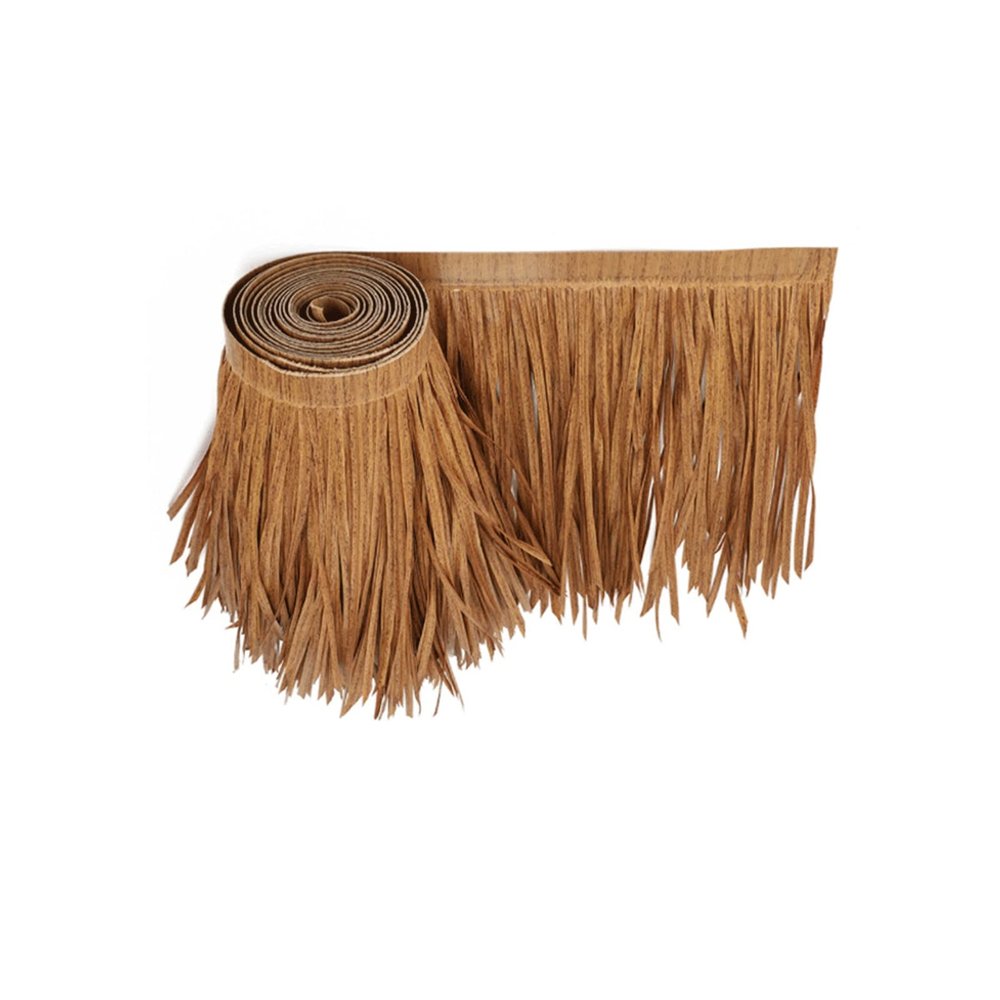 1.65X3.3ft Palm Thatch Rolls Duck Boat Blinds Straw Roof, Thatch Roofing Tiles Rolls Duck Blind Boat Blinds Raffia Grass Hut, Grass Runner Material Decorations Waterproof for Umbrella Covers Mini Bar