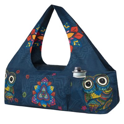 BagYG Yoga Mat Bag-Large with Strap,Zipper and Pockets Bags Carriers Fits All Your Stuff Mandala Owl for Women Most Size Mats,30''x9''x11''(BagYG-31086526)