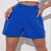 ABZEKH Shorts for Women Shorts Women's Shorts Slant Pocket Roll Hem Shorts Shorts (Size : Small) view 4