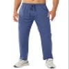 NORTHYARD Men's Athletic Pants Running Workout Joggers Lightweight Gym Jogging Track Casual Sweatpants with Zipper Pockets FEDERALBLUE XL view 4