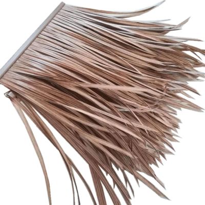 1.65X3.3ft Thatch Roofing Tiles Rolls Duck Blind Boat Blinds Raffia Grass Hut, Palm Thatch Rolls Duck Boat Blinds Straw Roof, Grass Runner Material Decorations Waterproof for Umbrella Covers Mini Bar