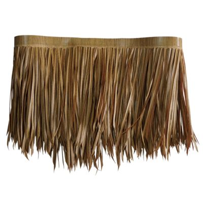 1.65X3.3ft Thatch Roofing Tiles Rolls Duck Blind Boat Blinds Raffia Grass Hut, Palm Thatch Rolls Duck Boat Blinds Straw Roof, Grass Runner Material Decorations Waterproof for Umbrella Covers Mini Bar