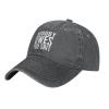 Nevfugo Nobody Owes You Shit Hat Baseball Cap for Men Women Adjustable Denim Cotton Dad Hats Deep Heather view 2