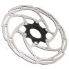 Bike Disc Brake Rotors, Bicycle Steel Centerlock Disc Brake Rotor with Center Lock Cover 26.8mm/1.06in Inside Diameter 44mm/1.73in Outer Diameter for Most Road Mountain Bike(180mm) view 2
