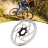 Bike Disc Brake Rotors, Bicycle Steel Centerlock Disc Brake Rotor with Center Lock Cover 26.8mm/1.06in Inside Diameter 44mm/1.73in Outer Diameter for Most Road Mountain Bike(180mm) view 3
