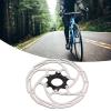 Bike Disc Brake Rotors, Bicycle Steel Centerlock Disc Brake Rotor with Center Lock Cover 26.8mm/1.06in Inside Diameter 44mm/1.73in Outer Diameter for Most Road Mountain Bike(180mm) view 4
