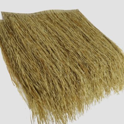 1.65X3.3ft Palm Thatch Rolls Duck Boat Blinds Straw Roof, Thatch Roofing Tiles Rolls Duck Blind Boat Blinds Raffia Grass Hut, Grass Runner Material Decorations Waterproof for Umbrella Covers Mini Bar