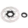 Bike Disc Brake Rotors, Bicycle Steel Centerlock Disc Brake Rotor with Center Lock Cover 26.8mm/1.06in Inside Diameter 44mm/1.73in Outer Diameter for Most Road Mountain Bike(140mm) view 1