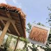 1.65X3.3ft Thatch Roofing Tiles Rolls Duck Blind Boat Blinds Raffia Grass Hut, Palm Thatch Rolls Duck Boat Blinds Straw Roof, Grass Runner Material Decorations Waterproof for Umbrella Covers Mini Bar view 4