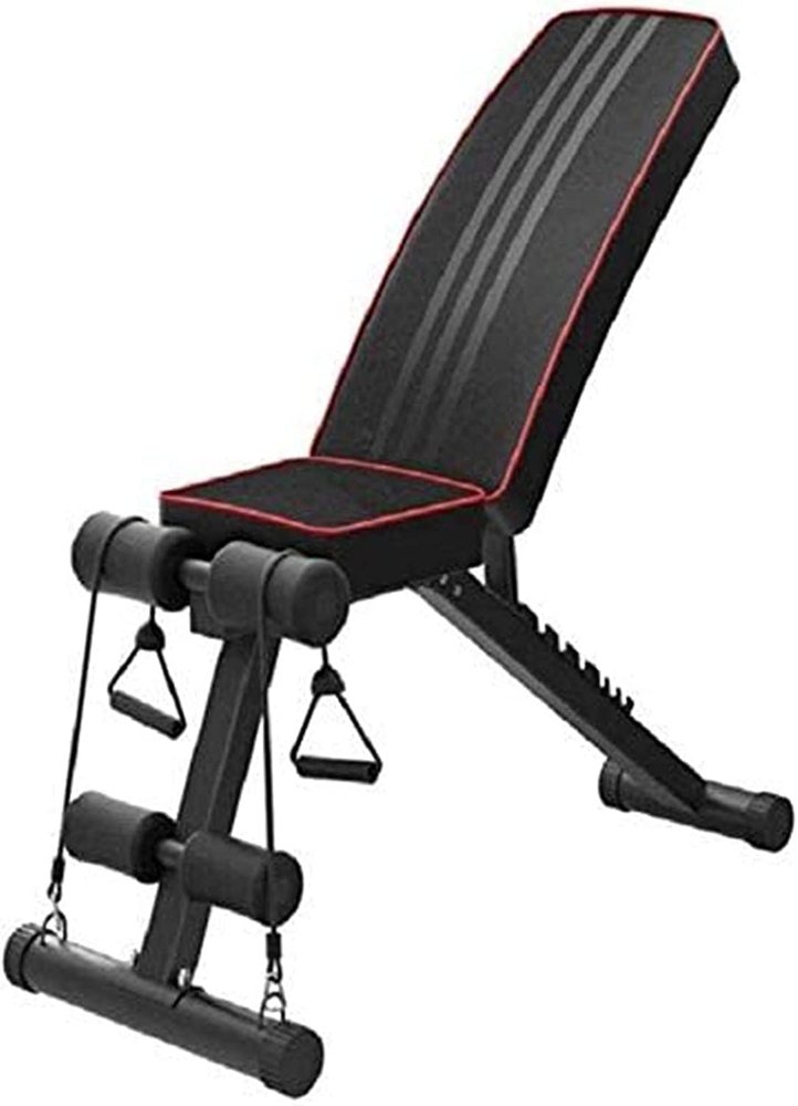 FSunKoFu Weight Bench Exercise Workout Dumbbell Bench Adjustable Weight Bench Sit-Up Board Folding Flat Incline/Decline Bench Perfect for Full Body Workout and Home Gym