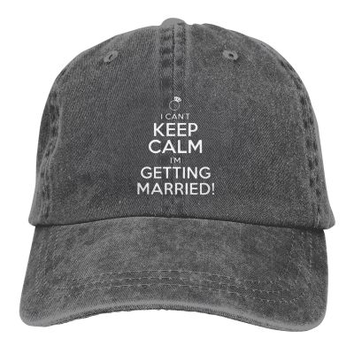 Nevfugo I'm Getting Married Hat Baseball Cap for Men Women Adjustable Outdoor Sports Dad Hats Deep Heather