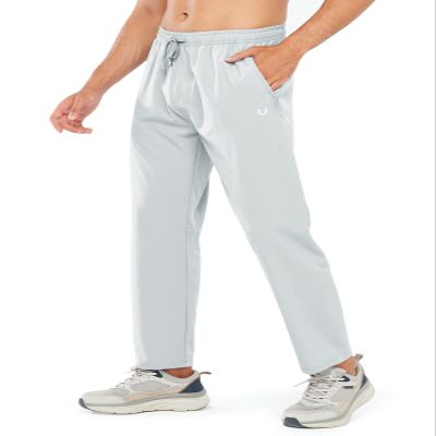NORTHYARD Men's Athletic Pants Running Workout Joggers Lightweight Gym Jogging Track Casual Sweatpants with Zipper Pockets GLACIERGREY 3XL