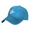 American Sign Language I Love You Hat Baseball Cap for Men Women Adjustable Fashion Dad Hats Blue view 2